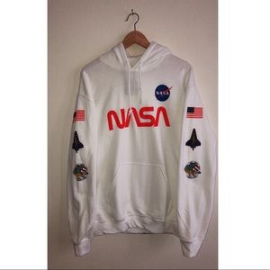 White NASA Hoodie